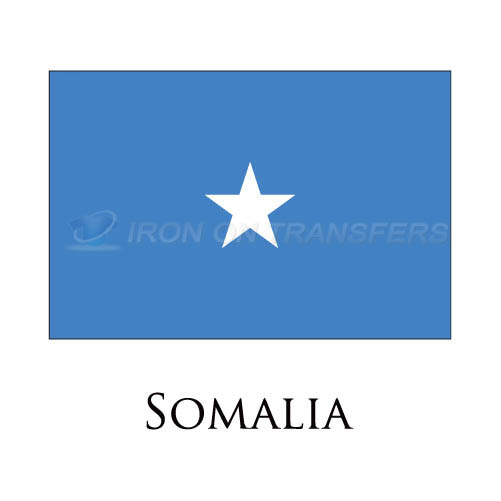 Somalia flag Iron-on Stickers (Heat Transfers)NO.1985